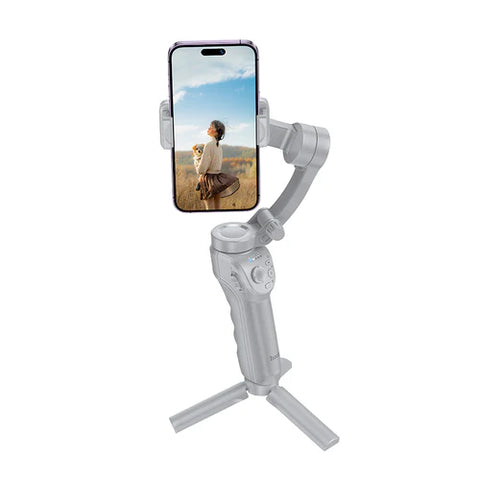 Automatic Face Tracking 3 Axis Smart Gimbal with LED Fill Light