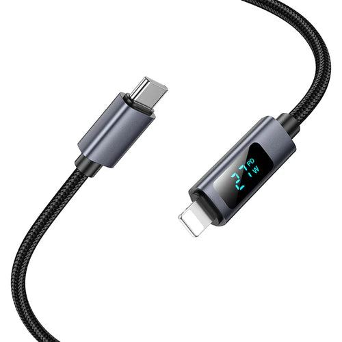 Fast Charging Nylon Braided Cable with LED