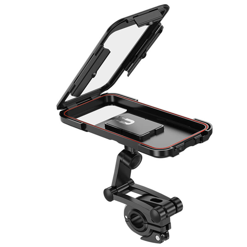 Waterproof Motorcycle Bicycle Holder - Black