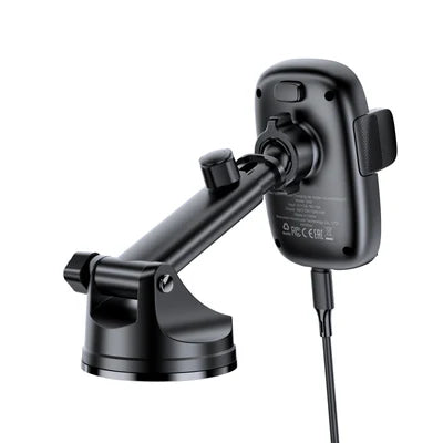 Premium Wireless Charging Phone Holder for Windshield / Dashboard 15W