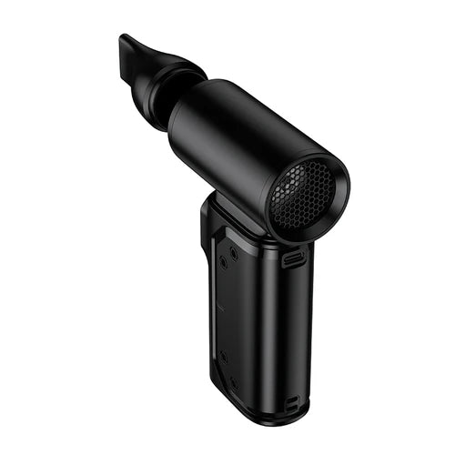 Portable High-Power Fan with 130,000 RPM Ultra-High Speed, Rechargeable Turbo Fan with Digital Display