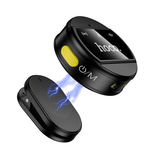 Dual Wireless Digital Microphone w/ USB-C Connector + Lightning Adaptor, ENC Noise Cancellation