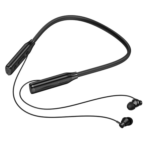 Neckband Bluetooth Earphone w/ MicroSd Card Input, 150 Hours, LED Battery Display
