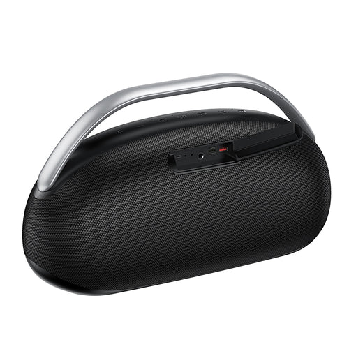 Premium Bluetooth Party Speaker with 2 Wireless Microphones, RGB Light, 3D Sound with 5x Drive Units