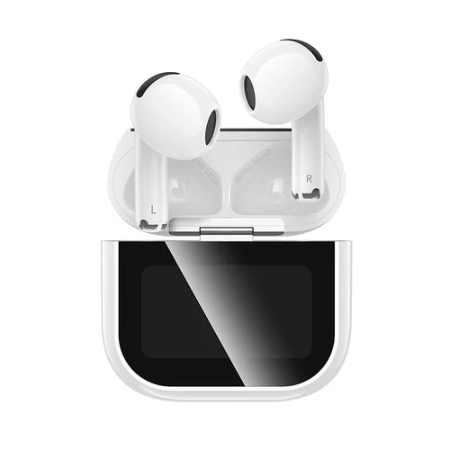 TWS Earbud w/ LCD Touch Screen, 4 Hours