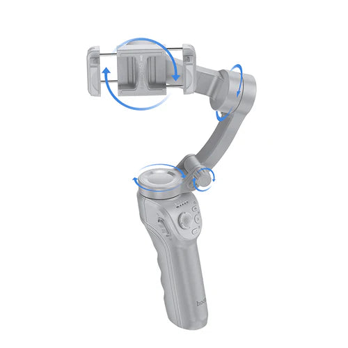 Automatic Face Tracking 3 Axis Smart Gimbal with LED Fill Light