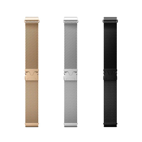 Universal Metallic Watch Strap with Magnetic Buckle