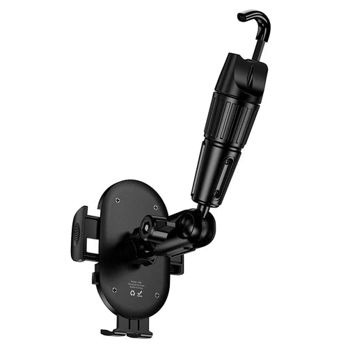 Ultra Thin Rear View Mirror Phone Holder w/ Dual Joint