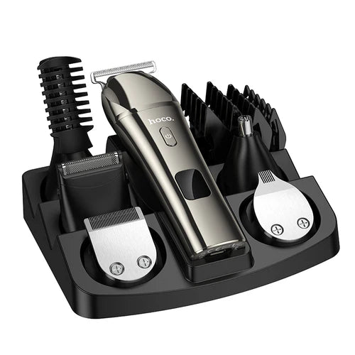 Electric Hair Clipper with IPX6 Waterproofing, LED Battery Display, 7500 RPM