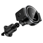 5W Wireless Charging Magnetic 2-in-1 Air Vent Phone Holder – Magnetic or Clamp Mount