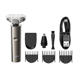 3 in 1 Grooming Set with Shaver, Hair Clipper, Nose Hair Trimmer