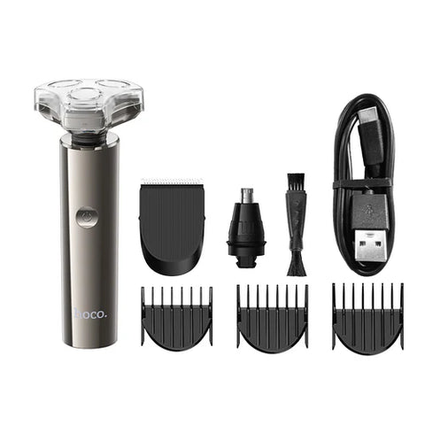 3 in 1 Grooming Set with Shaver, Hair Clipper, Nose Hair Trimmer
