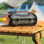 600W Bluetooth Party Speaker with 2 Wireless Microphones
