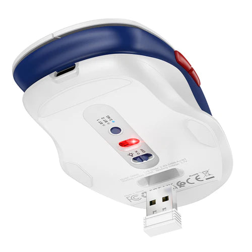 Ergonomic Wireless Mouse with Nano Receive