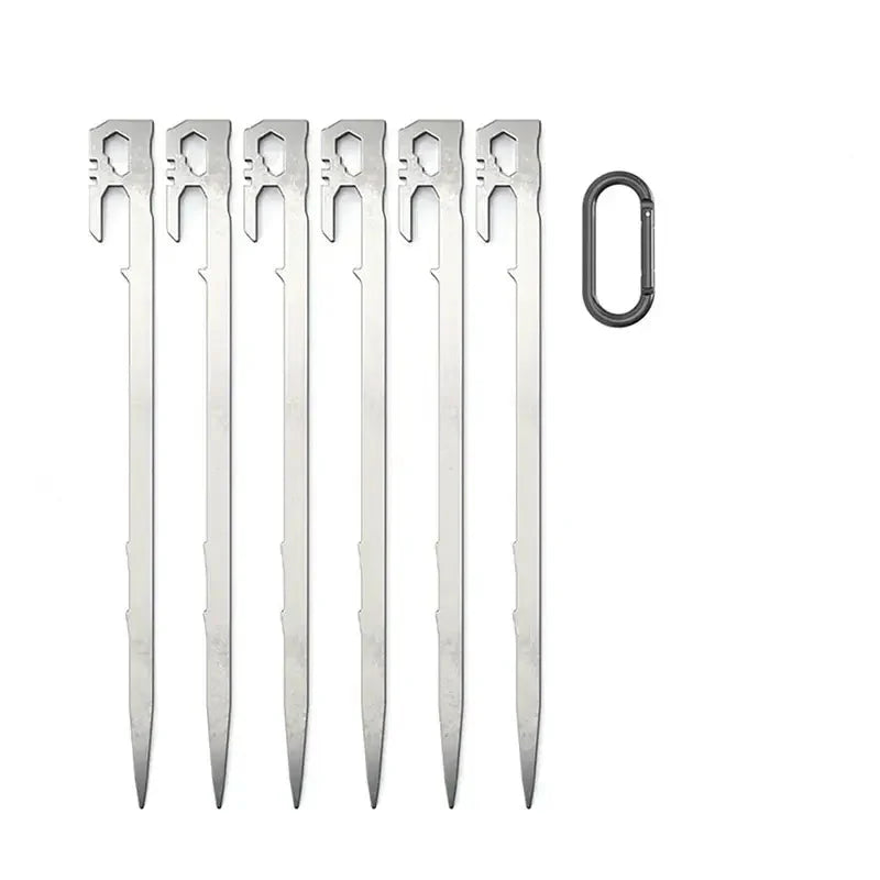 Stainless steel tent pegs, 28cm, view 6