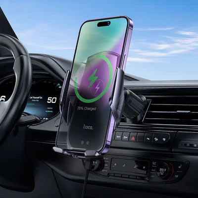 15W Automatic Clamping Wireless Charging Air Vent Car Mount