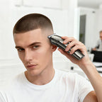 Electric Hair Clipper with IPX6 Waterproofing, LED Battery Display, 7500 RPM