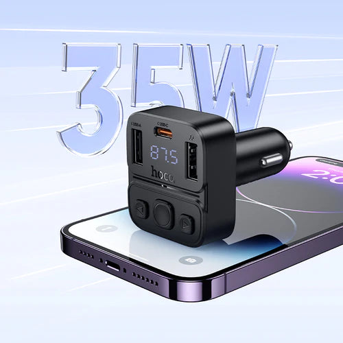 35W FM Car Kit with PD+QC, LED Display