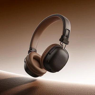 Vintage Wireless Bluetooth Headset w/ 32 Hours