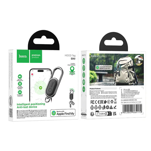 Smart Wireless Tracker Tag w/ 9-12 Months Battery Life, Key Chain
