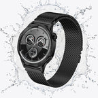 Universal Metallic Watch Strap with Magnetic Buckle