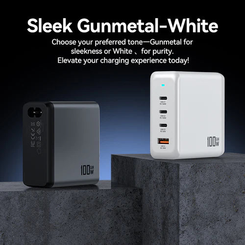 100W 4-Port PD GaN Ultra Fast Desktop Charging Station