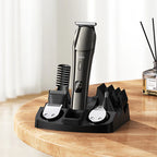 Electric Hair Clipper with IPX6 Waterproofing, LED Battery Display, 7500 RPM