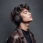 Vintage Wireless Bluetooth Headset w/ 32 Hours