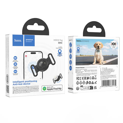 Smart Wireless Pet Tracker Tag w/ 9-12 Months Battery Life, Comfortable Collar