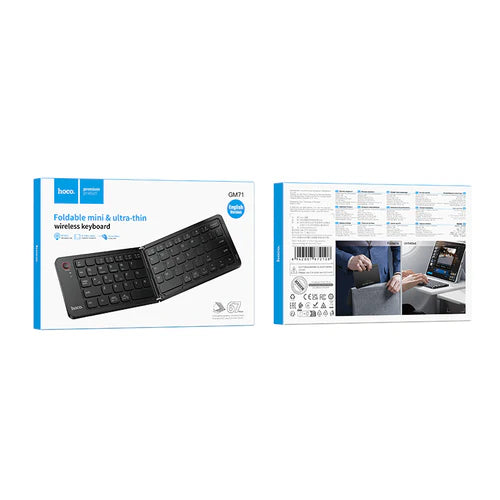 Foldable Mini Ultra Thin Wireless Keyboard