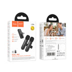 Dual Wireless Digital Microphone w/ USB-C Connector + Lightning Adaptor, DSP Noise Cancellation