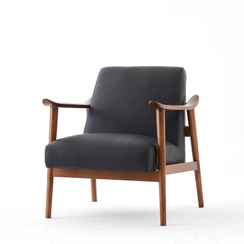 Mid-Century Armchair Black