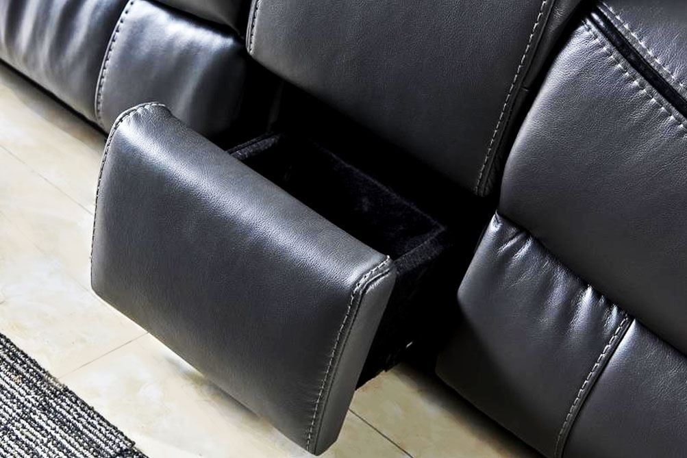 Bergen Manual Recliner 2 Seater with Console