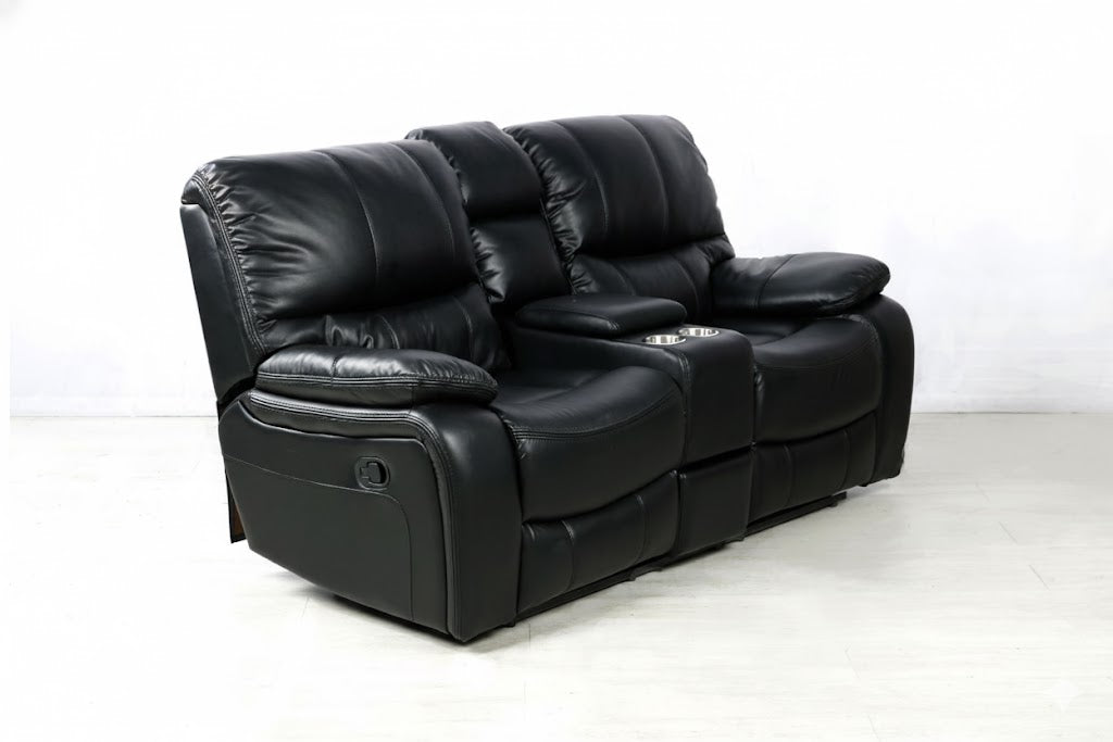 Bergen Manual Recliner 2 Seater with Console