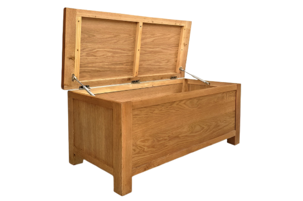Oak Blanket Box
