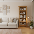 Oak Bookcase - 1800x600