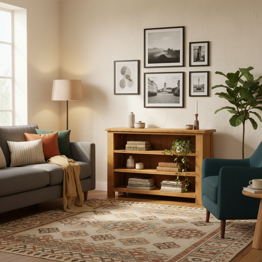 Oak Bookcase - 900x900