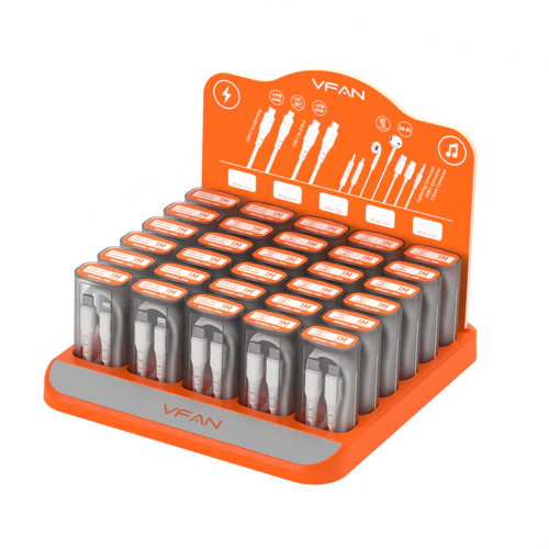 USB Cable Retail Set Pack with USB C to Lightning x 15, USB C to USB C x 15