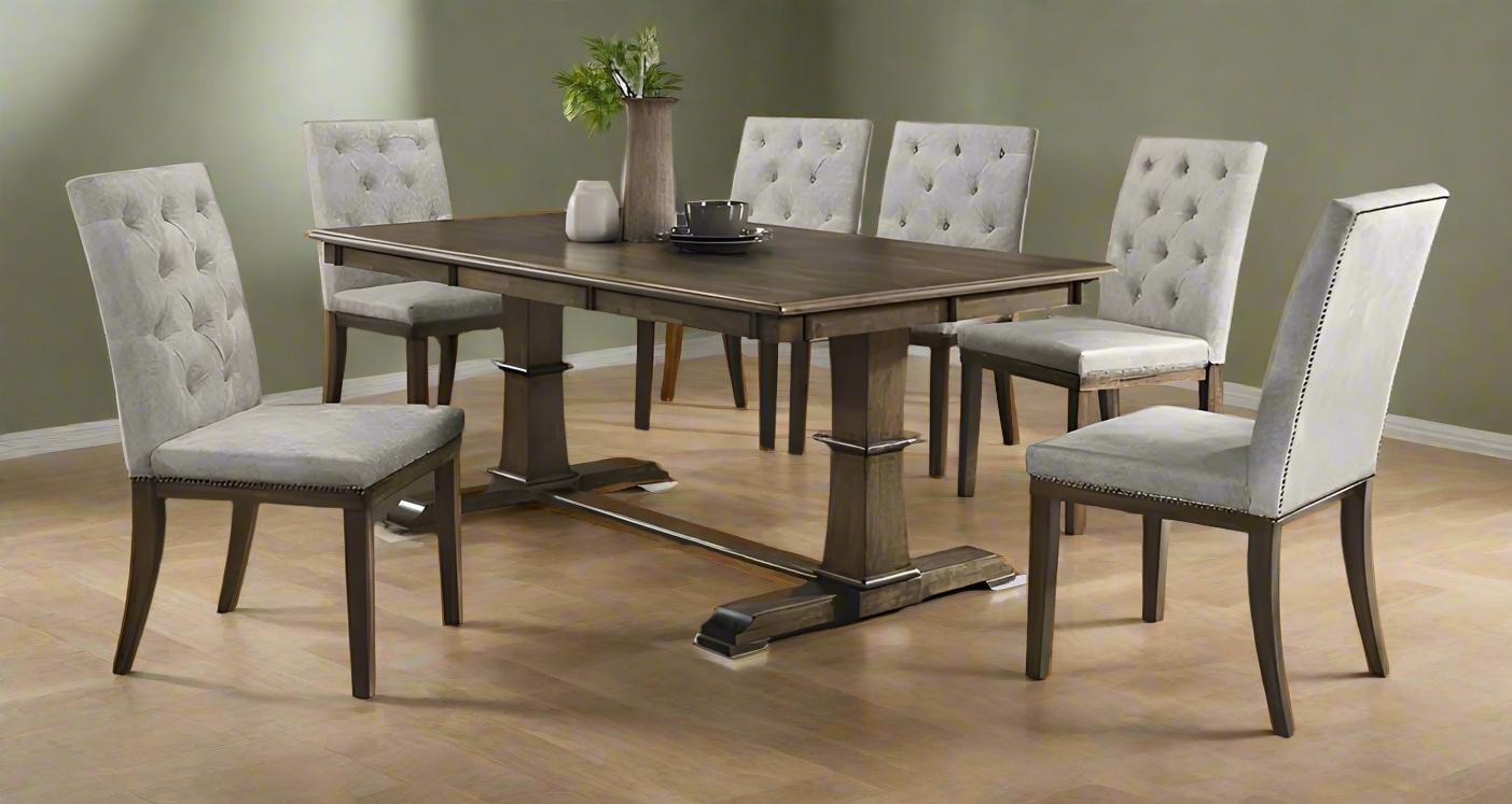 Warsaw Dining Suite - Rustic Brown