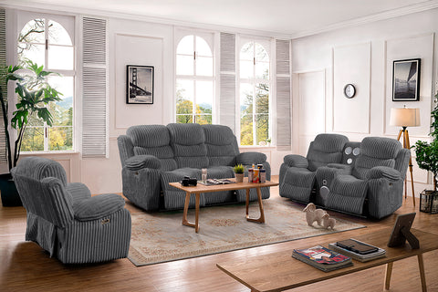 Grace Power Recliner 3+2+1 with Bluetooth Speakers