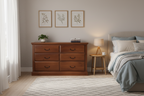Marina 6 Drawer Dressing Table | Lowboy