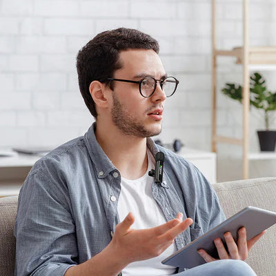 Wireless Digital Microphone w/ USB-C Connector, DSP Digital Noise Reduction