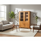 Oak Display Cabinet