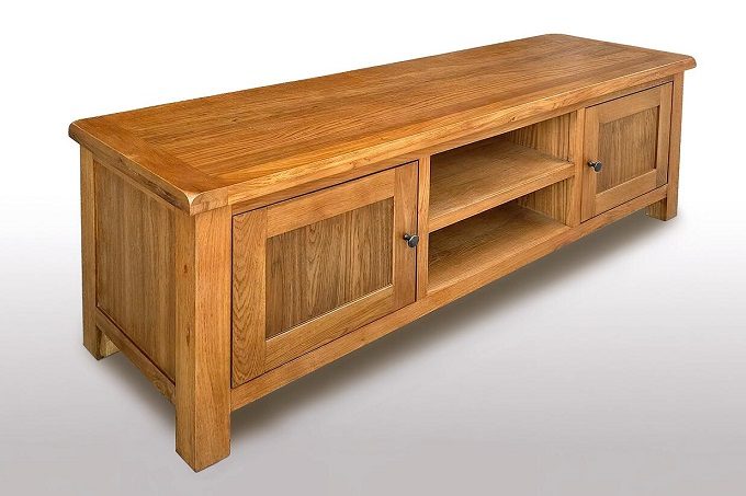 Oak Entertainment Unit - 1500mm