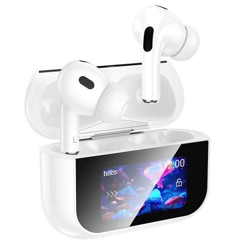 TWS Earbud w/ LCD Touch Screen, ANC Noise Cancelling, 4 Hours