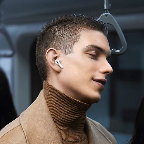 TWS Earbud w/ LCD Touch Screen, ANC Noise Cancelling, 4 Hours