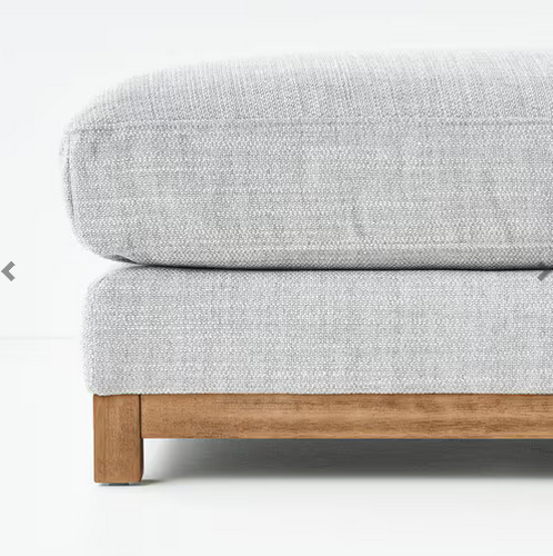 Harmony Large Ottoman - Grey