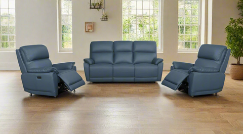 Porto Electric Recliner Lounge Suite - 3+1+1