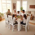 Ashland Dining Suite 6 Seater - Grey