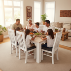 Ashland Dining Suite 6 Seater - Grey